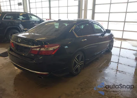 2017 Honda Accord Ex-L V6 из США, поврежденный, VIN 1HGCR3F86HA041306